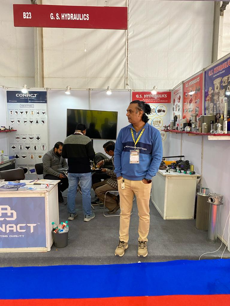 GS Hydraulics trade fair stall